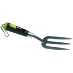 Draper Tools en Acier Carbone Heavy Duty Main Cultivateur Fourche, Green and Black