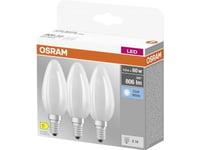 Osram 4058075592575 Led (Rgb) Lampa Eek D (A - G) E14 Ljuskälla 5,5 W = 60 W Kallvit (Ø X L) 35 Mm X 100 Mm 3 St