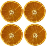 Set de 4 dessous de verres Orange Cbkreation