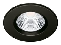 Philips Funksjonell Innfelt Spot, Innsunket Spotlight, Ikke-Utskiftbare Pærer, Led, 2700 K, 350 Lm, Sort