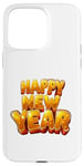 Coque pour iPhone 15 Pro Max Happy New Year Party 2025 Famille Nouvel An 2025