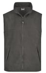 Gilet Sans Manches Bodywarmer Polaire Homme - Jn045 - Gris Foncé