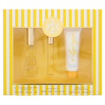 Giorgio Beverly Hills Yellow 3 Piece Gift Set: Eau De Toilette 30ml - Eau De Toilette 10ml - Body Lotion 50ml