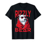 Rizzly Bear Grizzly Bear W Rizz Rizzler Funny Rizz Meme T-Shirt