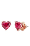 Kate Spade New York Heart Studs, Red