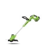 Grästrimmer Greenworks G40LTK2 40V Frontmonterad 2x2Ah med Batteri & Laddare