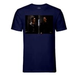 T-Shirt Homme Col Rond Matrix Keanu Reeves Carrie Anne Moss Film Action Cinema