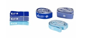 LongFit Sport Bandes élastiques de résistance Bleues 3 pièces (6 unités)