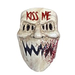 The Rubber Plantation TM 619219292146 Purge Election Year Kiss Me Mask Halloween Costume Fancy Dress Horror Movie Film Prop, Unisex-Adult, One Size