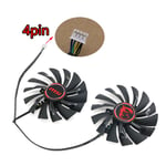 Ventilateur De Refroidissement De Carte Vidéo De Jeu,Pour Gelée R9 980,R9 390,R7 380,Gtx 370,980ti 980,970,960,Pld10010s12hh Gtx 950 - Type 4pin