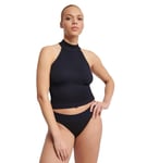 Sloggi Ever Infused Aloe High Neck Top Femme, Black, M