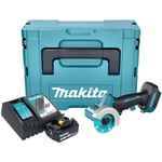 Dmc 300 RT1J Meuleuse d'angle sans fil 18 v 76 mm Brushless + 1x batterie 5,0 Ah + chargeur + Makpac - Makita