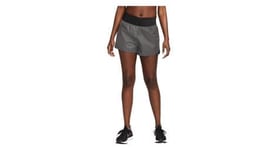 Short femme nike dri fit run division reflectiv noir gris