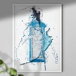 Hygge Creations PRNT Papier d'art mat et lisse Bleu A4 230 g/m²