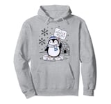 Is It Winter Break Yet? Penguin Funny Christmas Vacation Pullover Hoodie