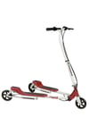 Childrens 3 Wheel Scissor Scooter Dual Brake System - Red/White