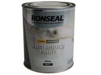  Ronseal 6 Year Anti Mould Paint White Matt 2.5 litre RSLAMPWM25L