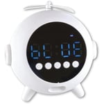 Radio-réveil design HP Bluetooth Blanc Heliclock