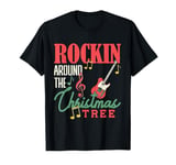 Rockin around the Christmas Tree Guitar Pyjamas T-Shirt