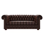 The English Chesterfield Co. CROMWELL CHESTERFIELD 3-SITS ANTIQUE BROWN