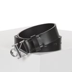 Calvin Klein Jeans Bælter ROUND MONO PLAQUE LTHRBELT 25MM