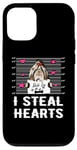 Coque pour iPhone 12/12 Pro Shih Tzu I Steal Hearts Valentine Dog Funny Valentines Day