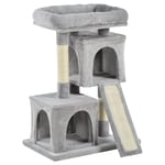 Cat Rest Play Activity Tree with 2 House Cushion Perch Scratching Post