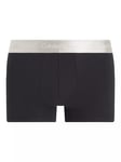 Calvin Klein Logo Waistband Trunks, Black/Cocoon