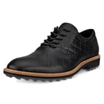 ECCO Men's Classic Hybrid Hydromax Waterproof Golf Shoe, Black, 10/10.5 UK