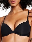 Pepper Wireless Bra | Zero-G Wirefree Lift-Up Bra, Gravity-Defying Wireless Push-Up Bra for Women (30A-40AA Cups), Black, 34A