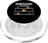 Montessory Worker Method School Worker Professeur Montessori PopSockets PopGrip pour MagSafe