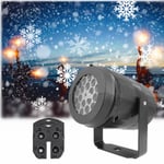 Led Laser Snowflake Projector Light Garden Party Light (brittiska regler)