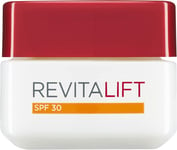 L'Oréal Paris Revitalift Day Cream, Face Moisturiser with SPF 30, Refines & Prot