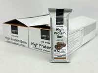 Amfit Nutrition Low Sugar High Protein Bars 24 X 60g, Chocolate Hazelnut BB09/24