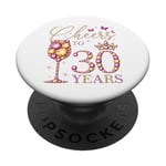 Félicitations à une reine de 30 ans, 30 ans, 30e anniversaire PopSockets PopGrip Adhésif