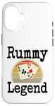 iPhone 16 Funny Rummy Legend Card Game Winner Winning Game Night Dad Case