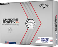 Callaway Golf Chrome Soft X LS Balls - 2022 Edition, 12 Pack