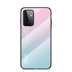 Hülle® Gradient Color Anti-Scratches Glass Case Compatible for Samsung Galaxy A72 5G (1)