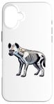 iPhone 16 Plus X-ray Hyena Body Anatomy Radiography Skeleton Case