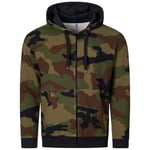 Moschino Mens Camoflauge Green Hoodie material_cotton - Size Medium