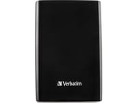 Verbatim Store N Go Slim Portable 256B Ekstern Ssd-Stasjon Usb-C 3.2 Svart