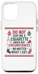 iPhone 12/12 Pro Funny Christmas Holiday Quitting Bad Habits Design Case