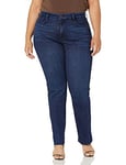 NYDJ Women's Plus Size Marilyn Straight Ankle Jeans | Slimming & Flattering Fit, Denslowe, 28