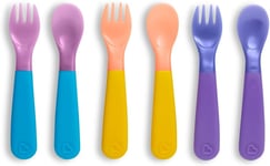 Munchkin Soft Tip Toddler & Baby Spoons, Baby Weaning Spoons Set with Ergonomic