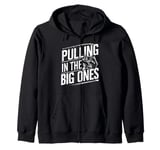 Pulling in the Big Ones Salmon Fishing Zip Hoodie