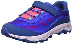 Merrell Moab Speed Low A/C WTRPF Chaussure de randonnée, Blue Berry Turq, 38 EU