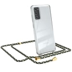 For Samsung Galaxy S20 FE / S20 FE 5G Phone Case Hanging Chain Green Camouflage