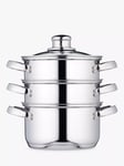 Kitchen Craft 3 Tier Stainless Steel Steamer Set