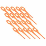 20 X Plastic Blades Fits Grizzly, Fat 18 B2, Fat 18 B3 Strimmer