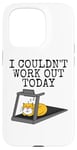 iPhone 15 Pro Cat On A Treadmill, I Couldn't Work Out Today, Fitness Funny Case